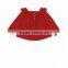 Guaranteed Quality Poplin Toddler Girls Plain ShirtsCotton Long Sleeve Baby Blouses With YokeFashion Back Buttons Girls Tops