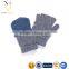 Custom Wool Cashmere Knit Fingerless Mittens Gloves
