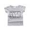 S17499A children summer clothes print tees cotton boys girls tees