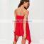 Strapless new trendy stylish clothing red adult woman romper