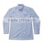 100% Cotton Design china made casual workwear light blue dress shirt