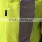 Mens short sleeve sew-on generic reflective tape USA high visibility t-shirt