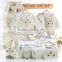 Wholesale 100% organic cotton 13 pieces sets of baby clothing sets gift box for newborn girls boys