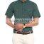 Green Solid Regular Short Sleeve Buttoned Shirt