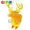 Teaching Material 3D Felt Puzzle Basic Puzzle Deer Trophy