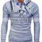 Wholesale men custom made two tone hoodies plain hoodie with side zipper