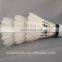 New Model Promotional Nature White Feather Badminton Ball