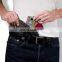Black Color RFID Nylon Hidden Secret Money Belt