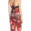 C53 Rose Floral Cover Up Beach Dress