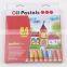 Kids Pastel Non-Toxic Crayon Oil Pastel 24 Assorted Colors Oil Pastel