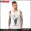 Custom Printed Logo Cotton Mens Tank Top