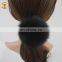 Latest Designs Round Ball Fox Fur Elastic Hair Rope Hair Band For Girls
