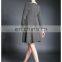 High Quality Long Sleeve Tweed Spring Dress Above Knee, Wholesale Dress Fashion