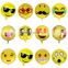 2016 hot cute yellow party for decoration foil emoji balloon