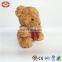 Cute fluffy plush stuffed gift kids toy brown teddy bear