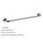 Bathroom stainless steel commercial single towel bar with good quality