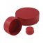 PVC Pipe Covers Round Female Threaded Plastic Dust Cap Copper Aluminum Pipe End Cap