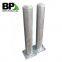 galvanized or powder coated steel guardrail