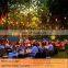 Outdoor LED Commercial String Light with Vintage Edison S14 LED Bulbs for Holiday Garden Patio Christmas Use