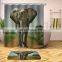 i@home eco friendly polyester waterproof african elephant bath shower curtain custom 3d