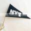 Promotional felt pennants flag with customized printing logos for decoration