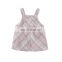 2018 wholesale boutique clothing Sleeveless Ruffle Girls Romper Rainbow stripe infant Baby