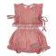 2020 autumn and winter new newborn one-piece two-piece baby polka dot romper two-piece