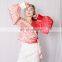 Patchwork Lace Print Shirts Summer Ladies Women Clothing