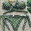 2019 New Style Fashion Hot Ladies Bikini Set Tops Cut Out Padded Bow Dot Women Swimsuit Low Waist Plus Size