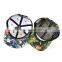 Shenzhen supplier african floral print 5 panel caps