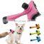 HQP-MR15 HongQiang Hot Sale Plastic Cat Puppy Grooming Hair Remover Comb Dog Pet Slicker Brush With Anti Slip Handle