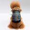 Waterproof Winter Fur leather coat jacket black brown leather dog clothes