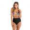 New style bikini multicolor sexy printed high waist split swimsuit bikini for women