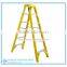 fiberglass electrical insulation ladder, high strength safety ladder