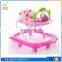 Simple cheap 8 wheel baby walker with brake export to Europa