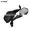 Factory sell universal convex rearview side mirror bajaj pulsar 200ns motorcycle rear view mirror