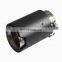 7025 Performance Style Carbon Fiber Cover Steel Muffler Exhaust Tip Finisher
