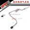 super racing tailpipe auto exhaust system for Mazda Core-wing FGK exhaust mufflers cat back with quad double tip