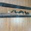 Dongsui Aluminum black running board side step for Hilux Revo