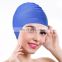 OEM Customized Personalized Waterproof Swim Cap Adult Seamless Silicone Swimming Cap