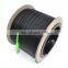 cctv waterproof outdoor ftth ftta fiber optic lc apc scupc connector 12f black drop cable optical mpo pigtail