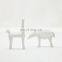 small simple abstract art minimalist room table animal sculpture