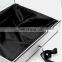 Hot Style Custom Colour Size Logo Clothes Black Border Magnetic Packaging Gift Box With Satin Cloth