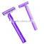 twin blade plastic shaving razor