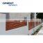 new arrival eco friendly easy assembly modern  cheap aluminum slats wood effect fence