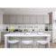 Wholesale Nordic Modern Solid Wood Kitchen Cabinets Luxury White Shaker Kitchen Cabinet Designs