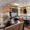 Custom Quartz Countertops Kitchen Island Cabinet with Built-in Appliances Cooktop