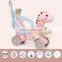 Kids outdoor playground accessories plastic little rocking horse children toys car animal spring rider