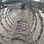 Heavy Galvanized Concertina Razor Barbed Tape CBT-60 Diameter 700mm for Security Barriers