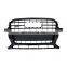 Auto parts RSQ5 style matt black silver grille car accessories for Audi Q5 front bumper grill 2012-2018